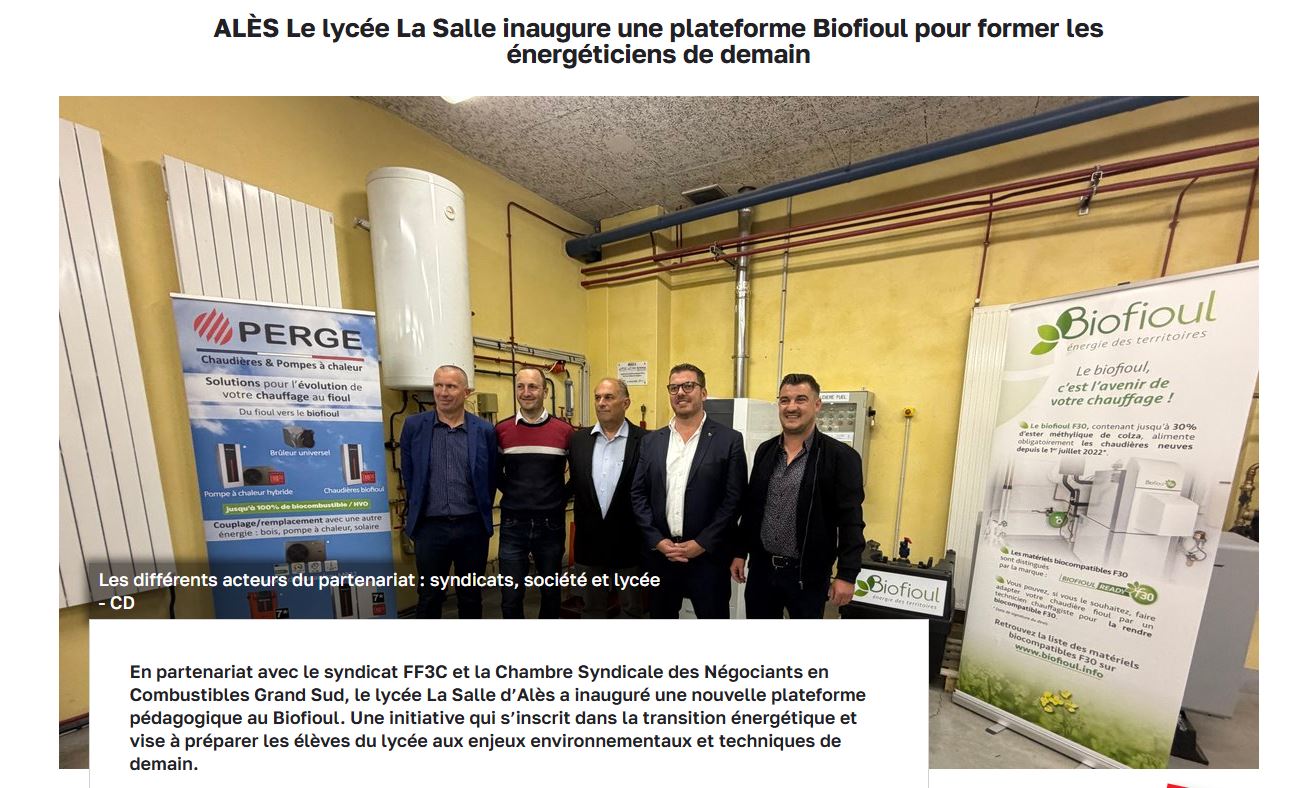 Biofioul et formation : une nouvelle plateforme pédagogique pour préparer les professionnels de demain